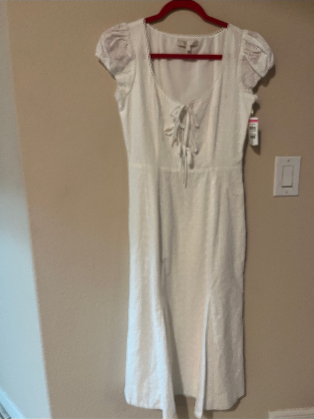 New with tags boho off white maxi dress